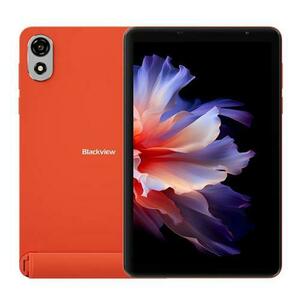 Tableta Blackview Zeno 1, Procesor Unisoc Tiger T615 Octa-core, Ecran HD IPS 8inch, 6GB RAM, 256GB Flash, Camera 8MP, AI integrat, Wi-Fi, Bluetooth, 4G, Dual SIM, Fara incarcator (Portocaliu) imagine
