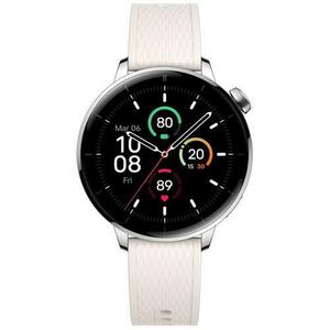 Smartwatch OnePlus Watch 3 43mm, Procesor Snapdragon W5 Gen 1, Ecran AMOLED 1.32inch, Bluetooth, Wi-Fi, NFC, 5ATM IP68, Wear OS (Argintiu) imagine