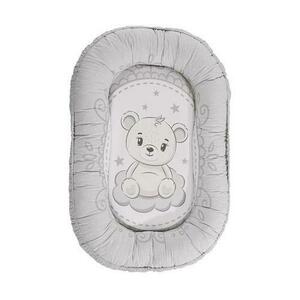 Baby Nest Lorelli, 92 x 58 cm, bumbac ranforce, Gri imagine