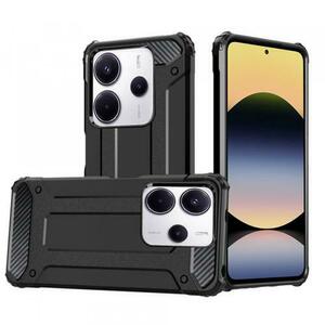 Husa pentru Xiaomi Redmi Note 14 4G (Regional), Techsuit Hybrid Armor (Negru) imagine