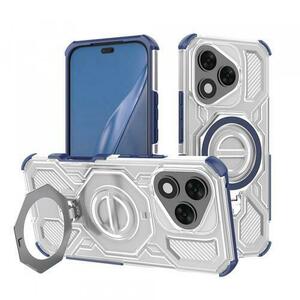 Husa pentru Honor 400 Lite, Techsuit, Carbon Shield Pro (Albastru/Transparent) imagine