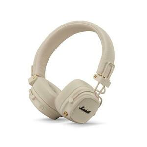Casti Stereo Wireless Marshall Major V, Bluetooth, Autonomie 100+ ore (Crem) imagine