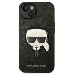 Husa Protectie Spate Karl Lagerfeld Saffiano pentru iPhone 14 Plus (Negru) imagine