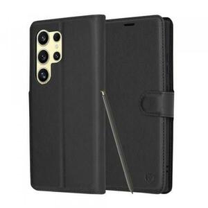 Husa pentru Samsung Galaxy S24 Ultra S928, Techsuit, Leather Folio, Neagra imagine