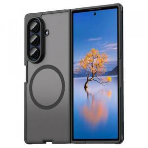 Husa MagSafe pentru Samsung Galaxy Z Fold7 F966, Techsuit, HaloFrost II, Neagra imagine