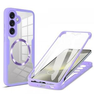 Husa MagSafe pentru Samsung Galaxy S25 S931, Techsuit, ColorVerse 360, Mov imagine