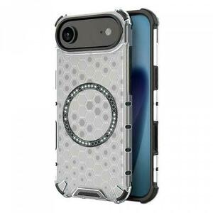 Husa MagSafe pentru Apple iPhone 17 Air, Techsuit, HoneyComb Shield, Alba imagine