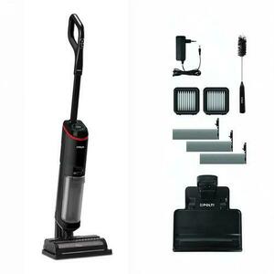 Aspirator vertical Polti RollySteam WD40C, fara fir, cu abur si aspirare umed-uscata, 450 W, aspirare 14 kPa, 0.6 l, 71 Db (Gri/Negru) imagine