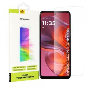 Folie de protectie Ecran Techsuit Clear Vision pentru Motorola Moto E15 / G05, Sticla Securizata, Full Glue imagine