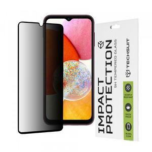 Folie de protectie Ecran Privacy Techsuit pentru Samsung Galaxy A14 A145 / A14 5G A146, Sticla Securizata, Full Glue, 111D imagine