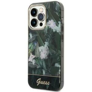 Husa Protectie Spate Guess Jungle Collection pentru Apple iPhone 14 Pro (Verde) imagine