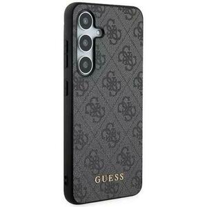 Guess Husa 4G Metal Gold Logo Samsung Galaxy S24 Gri imagine