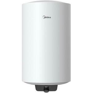 Boiler electric Midea D100-15EFG, seria Lume, model cilindric, volum 100L, control electronic, Supapa de siguranta de reducere a presiunii, protectie supraincalzire, Wifi (Alb) imagine