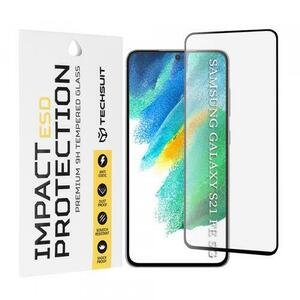 Folie de protectie Ecran Techsuit pentru Samsung Galaxy S21 FE 5G G990, Sticla Securizata, Full Glue imagine
