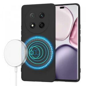 Husa MagSafe pentru Honor X9c / Magic7 Lite, Techsuit, SoftFlex, Neagra imagine