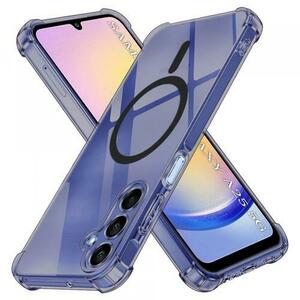 Husa MagSafe pentru Samsung Galaxy A25 A256, Techsuit, Shockproof Clear, Neagra imagine