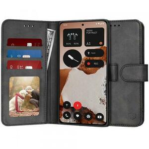 Husa pentru Nothing CMF Phone 2 Pro, Techsuit, Diary Book, Neagra imagine