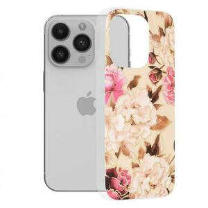 Husa pentru Apple iPhone 14 Pro, Techsuit, Marble, Bej imagine