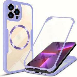 Husa MagSafe pentru Apple iPhone 13 Pro Max, Techsuit, ColorVerse 360, Mov imagine