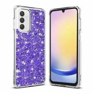 Husa pentru Samsung Galaxy A25 A256, Techsuit, Sparkly Glitter, Mov imagine