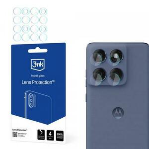 Folie de protectie Camera Spate 3MK Protection pentru Motorola Edge 60 Fusion, Sticla Securizata, Set 4 bucati imagine