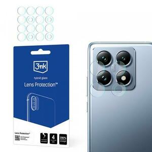 Folie de protectie Camera Spate 3MK Protection pentru Xiaomi 14T Pro / 14T, Sticla Securizata, Set 4 bucati imagine