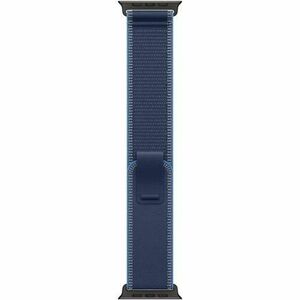 Curea pentru Apple Watch 49mm, Trail Loop - S/M - Black Titanium Finish (Albastru) imagine