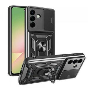 Husa pentru Samsung Galaxy A56 A566, Techsuit, CamShield, Neagra imagine
