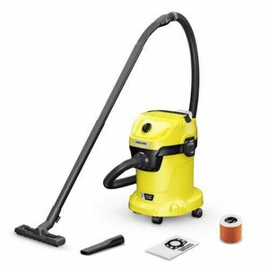 Aspirator Karcher WD 3-18, Umed/Uscat, 270W, fara acumulator inclus (Galben/Negru) imagine