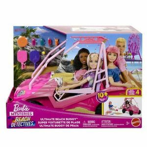Set de joaca Barbie Mysteries - Beach Detectives, Masinuta Buggy imagine