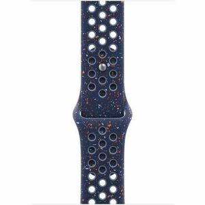 Curea Smartwatch Apple MGCA4ZM/A pentru Watch 46mm, Nike Sport Band, M/L (Albastru) imagine