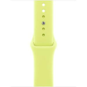 Curea Smartwatch Apple MFGC4ZM/A pentru Watch 42mm, Sport Band - S/M (Galben) imagine