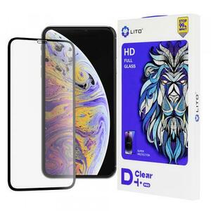 Folie de protectie Ecran Lito D+ Pro pentru Apple iPhone 11 Pro Max / XS Max, Sticla Securizata, Full Glue imagine