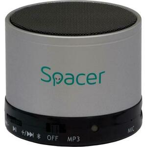 Boxa Portabila Spacer Topper, 3W, Bluetooth (Argintiu) imagine