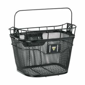 Cos fata e-bike Topeak Basket TB2011-B, Capacitate 16 L, 35 x 26 x 25 cm, Negru imagine