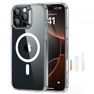 Husa MagSafe pentru Apple iPhone 16 Pro, ESR, Classic Hybrid Slide, Transparenta imagine