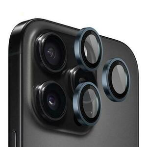 Folie de protectie Camera Spate Blueo Metal Frame pentru Apple iPhone 15 Pro Max, Sticla Securizata imagine