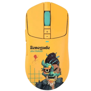 Mouse Gaming A4Tech Bloody R72 Ultra Renegade Sunset, RGB LED, Wired, Wireless 2.4Ghz (Galben) imagine