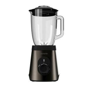Blender de masa Aiwa ATB-1500, 1500W, 1.5l, 2 viteze + Pulse, 6 lame inox Satoku®, Zdrobire gheata (Negru) imagine
