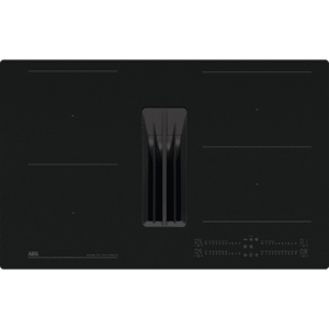 Plita incorporabila AEG TH84CC23CZ, Inductie, 4 zone de gatit, Timer electronic, SenseFry, Combo Hob -cu hota integrata, Flexi Bridge, Booster, Functie Punte, 80 cm (Sticla Neagra) imagine