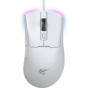 Mouse Gaming Havit MS959S, iluminare RGB, Wired, USB (Alb) imagine