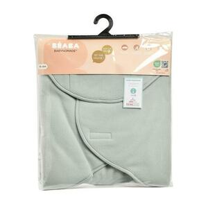 Paturica de infasat BabyNomade Sage Green, 0-6 luni, Verde imagine
