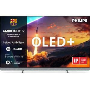 Televizor OLED Philips 165 cm (65inch) 65OLED910/12, Ultra HD 4K, Smart TV, Ambilight, WiFi imagine