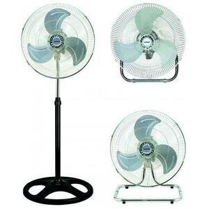 Ventilator 3 in 1 Albatros V45 Trio, 70W, 3 Viteze, 45 cm (Negru/Argintiu) imagine