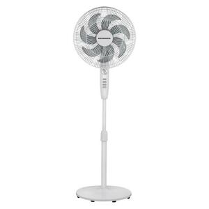 Ventilator cu picior Heinner HSF-M750M-WH, 50W, 7 palete, timer: 2h, control mecanic, functie oscilatie 85°, 3 trepte de viteza, inaltime ajustabila, inaltime max 130cm (Alb) imagine