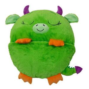 Jucarie de plus 2 in 1 Happy Nappers - Dragonul Duncan, sac de dormit imagine