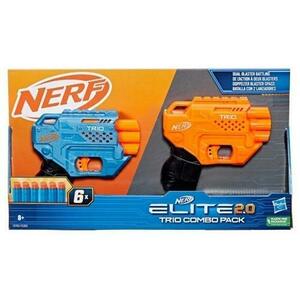 Set 2 Blastere Nerf Elite 2.0 Trio Set, 6 sageti imagine