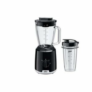 Blender de masa Braun 1 JB 1051, 1.5 litri, 600 W, 2 viteze (Negru) imagine