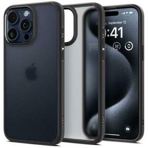 Husa pentru Apple iPhone 15 Pro, Spigen, Ultra Hybrid, Neagra Satinata imagine