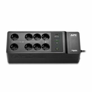 UPS APC BE500G2-GR, 500VA/300W, 8 x Schuko, Negru imagine